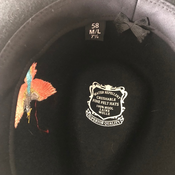 VAN PALMA DAKOTA HAT - BLACK SIZE 58/ML/7 1/4 main image 7